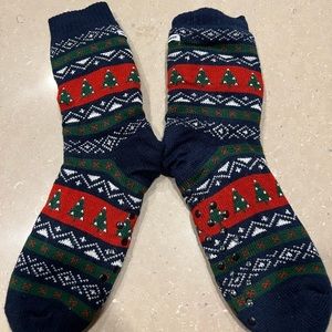 Warm Fuzzy Socks with rubber sole